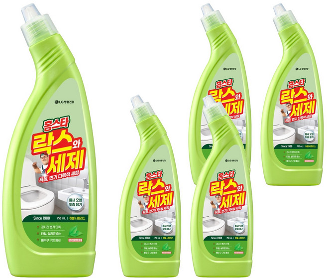 홈스타 락스와 세제 허벌시트러스, 750ml, 5개