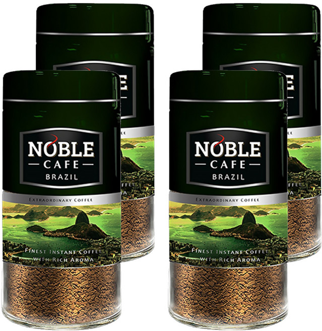 NOBLE CAFE 醇品巴西咖啡, 100g, 4罐, 1件