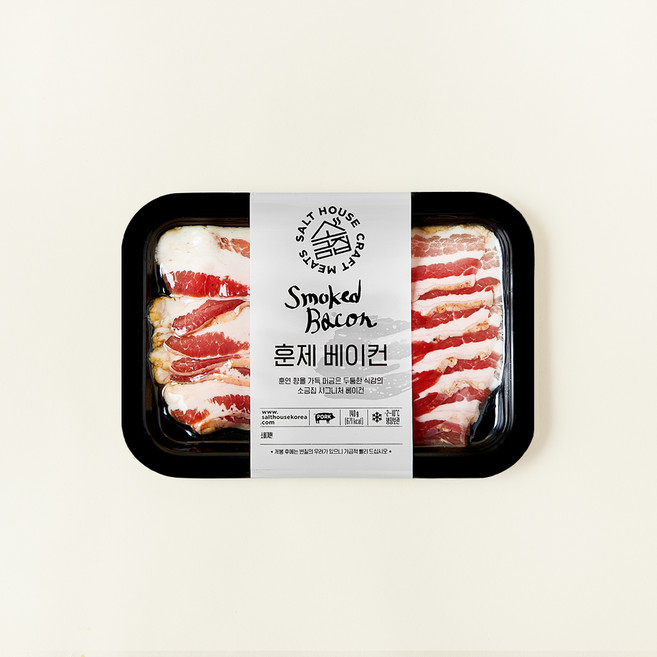 소금집 훈제 베이컨, 140g, 1팩