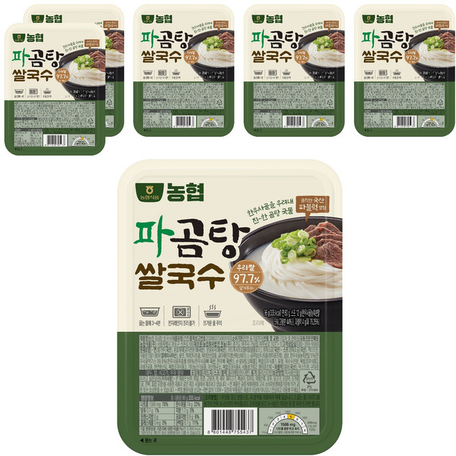 농협식품 파곰탕 쌀국수, 96g, 6개