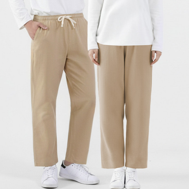 턴키 남녀공용 905 빅사이즈 면 밴딩바지