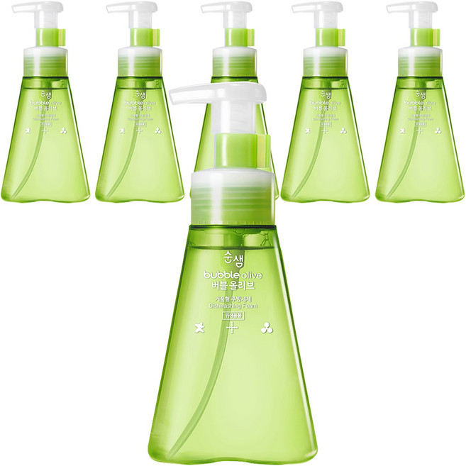 애경 순샘 버블 올리브 주방세제, 350ml, 6개