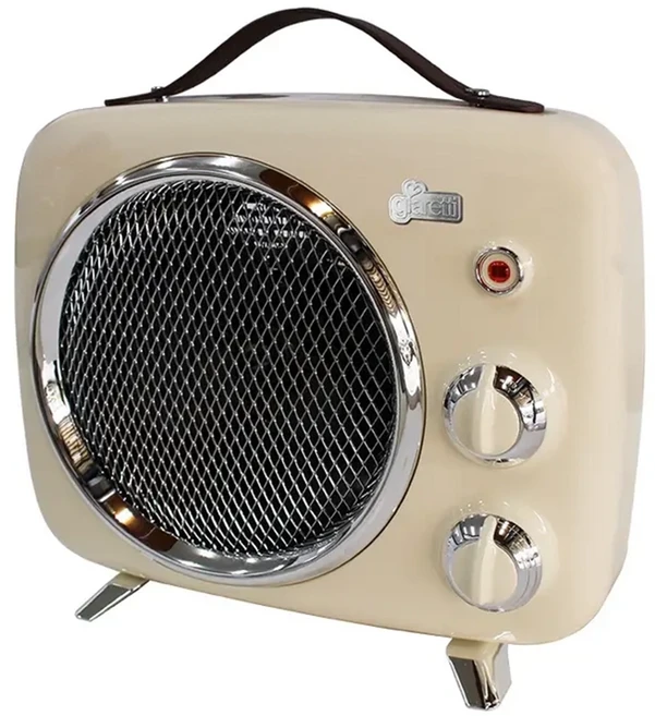 giaretti 珈樂堤 復古暖風電暖器, GL-1822, 白色