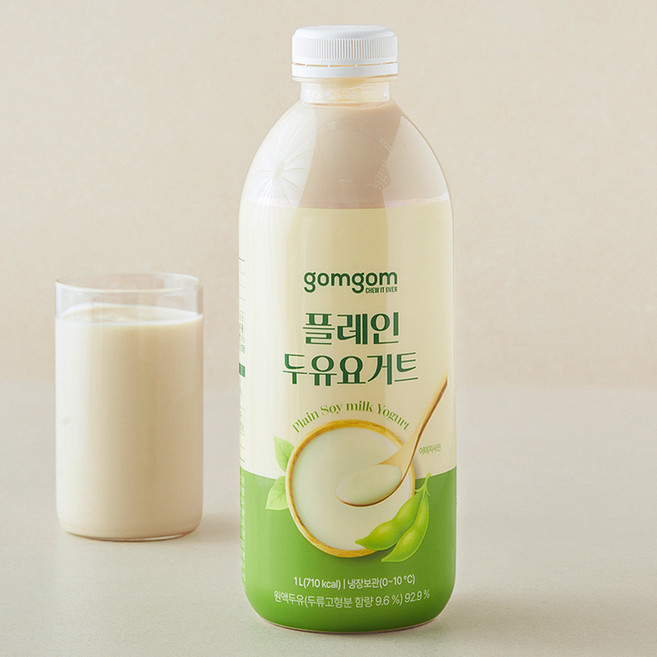 곰곰 플레인 두유 요거트, 1개, 1개입, 1L