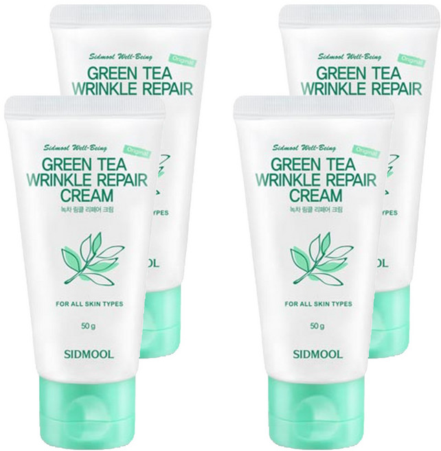 시드물 녹차 링클 리페어 크림, 50g, 4개