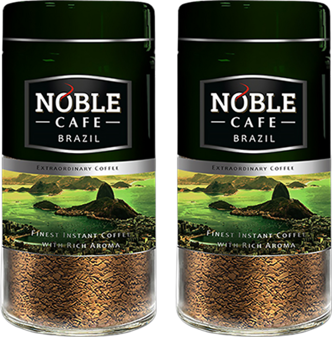 NOBLE CAFE 醇品巴西咖啡 波蘭原裝進口, 100g, 2罐, 1件