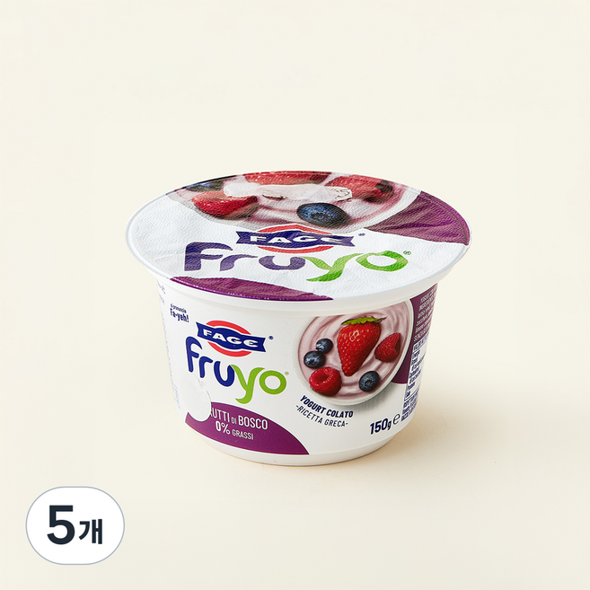파예 프루요 그릭 요거트 과일, 150g, 5개