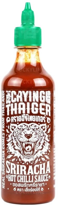 CRYING THAIGER 虎嘯 素麗是拉差香甜辣椒醬, 484g, 1瓶