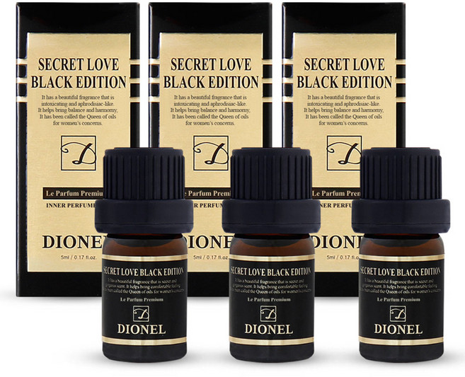 DIONEL Secret Love 黑色版, 5ml, 3個