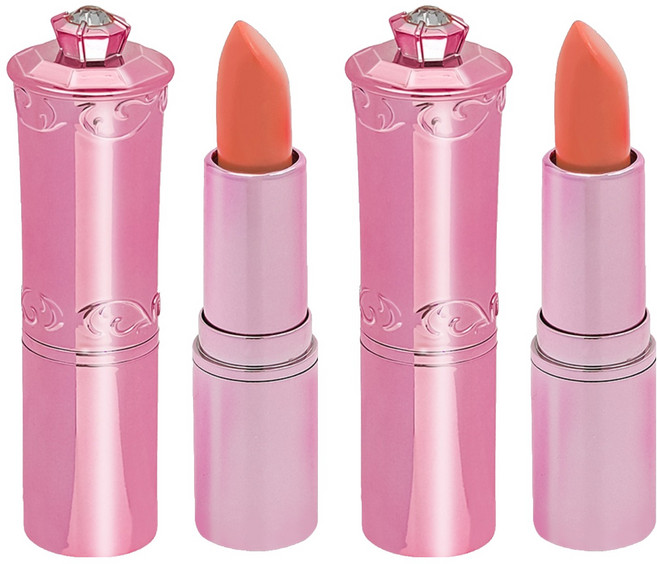 봉봉프렌즈 봉봉 컬러밤 어린이 립스틱 3.5g, 피치오렌지, 2개