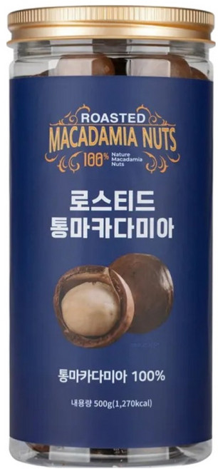 PAVE GLACE 烘烤原粒夏威夷豆, 1個, 500g