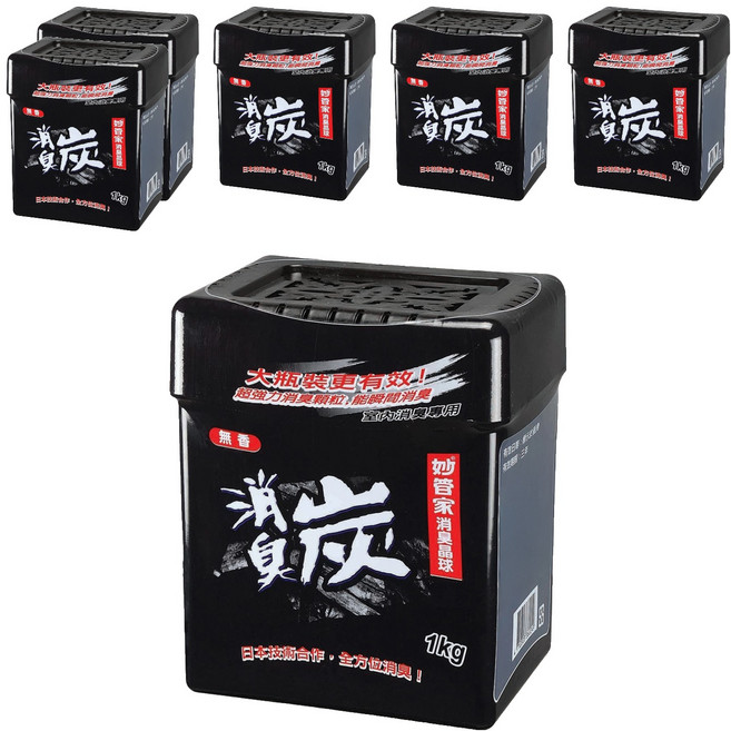 Magic Amah 妙管家 消臭晶球 室內消臭專用, 1kg, 6罐