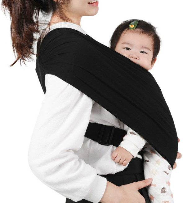 쉐리네뜨 포시즌 도도아기띠 230g, 블랙