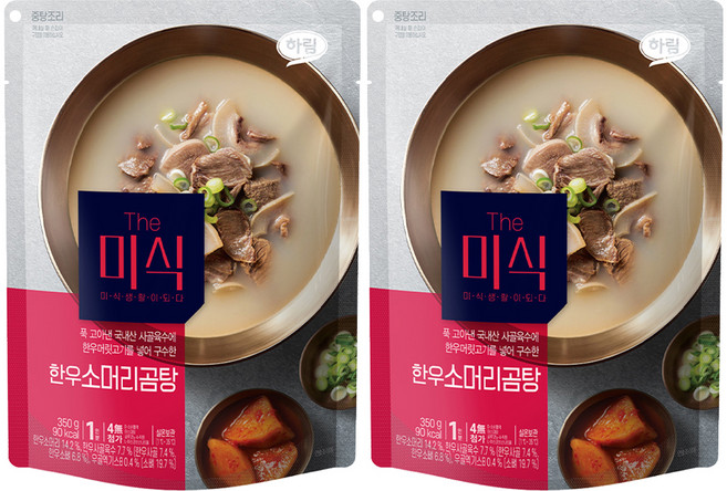 더미식 한우소머리곰탕, 350g, 2개