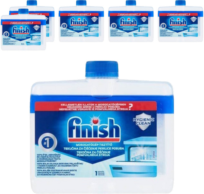 finish 洗碗機清潔劑 原味, 250ml, 6瓶