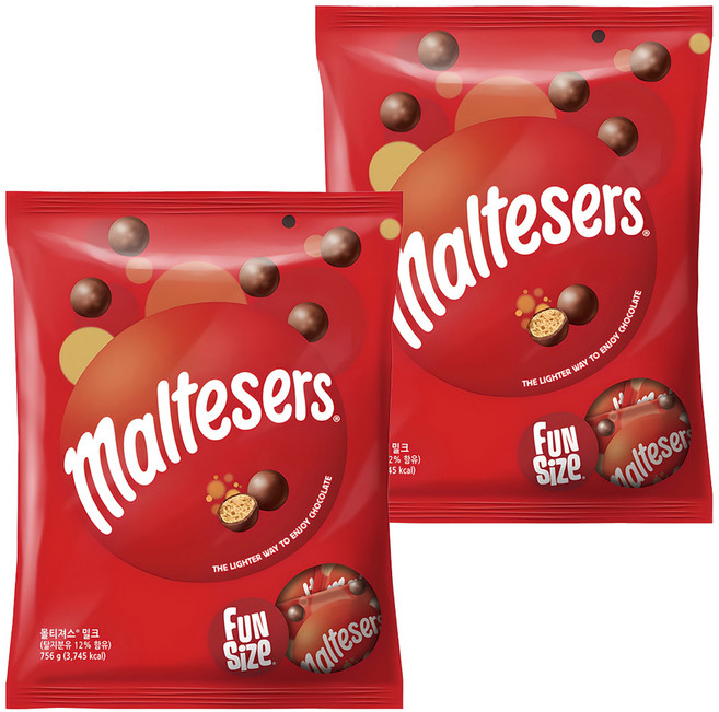 몰티져스 밀크 초콜릿, 756g, 2개