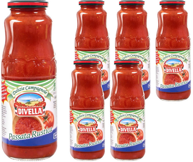 디벨라 토마토퓨레 루스티카, 680g, 6개