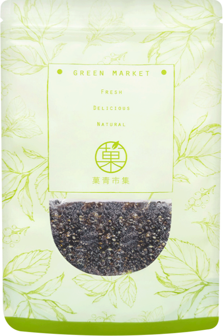 Green Market 菓青市集 黑芝麻軟糖, 230g, 1包