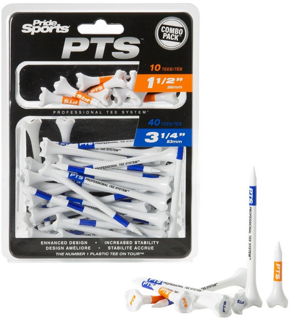 프라이드골프티 PTS 에볼루션 기능성 골프티, 혼합색상, 1세트