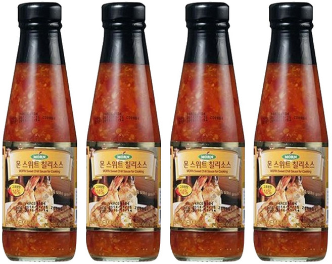 MORN 스위트 칠리소스, 240ml, 4개