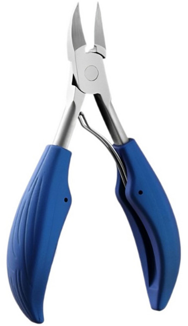 니드닛 두꺼운 발톱 관리 니퍼, 블루, 1세트