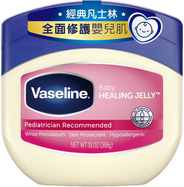 Vaseline 凡士林 經典嬰兒高純修護凝膠, 368g, 1罐