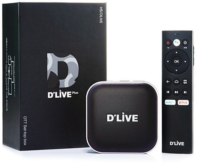 딜라이브 UHD H5 플러스 OTT 셋톱박스, 1개