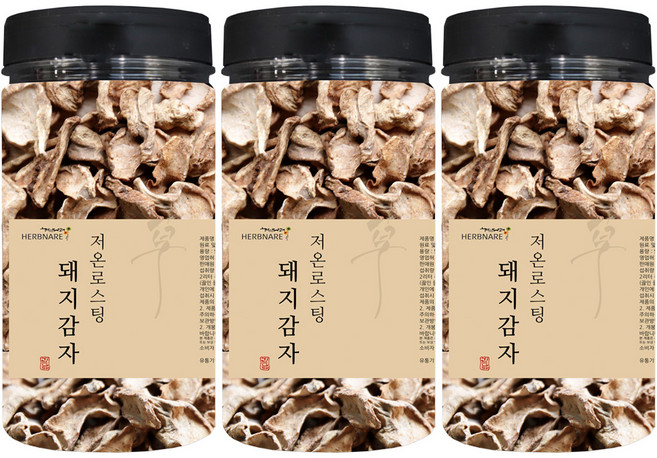 허브나래 볶은 돼지감자차, 500g, 3개