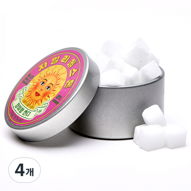 자일리톨스톤 사탕 장미정원, 70g, 4개