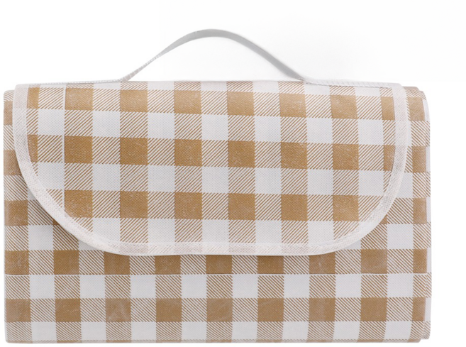 comet Outdoor 戶外野餐墊, 米色格紋