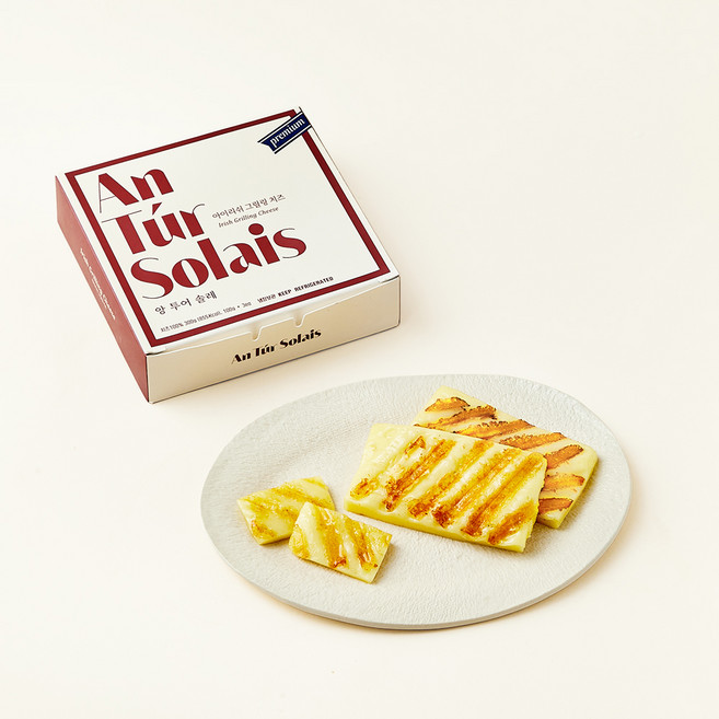 앙투어솔레 아이리쉬 그릴링 치즈, 100g, 3개입, 1개