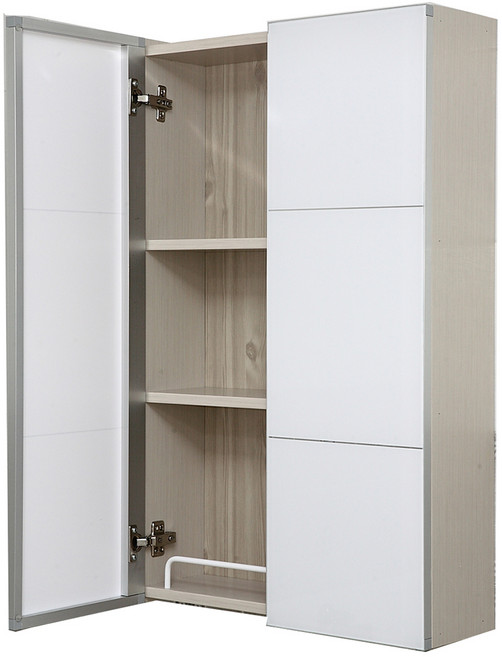 線條浴室櫃, 白色, 1個