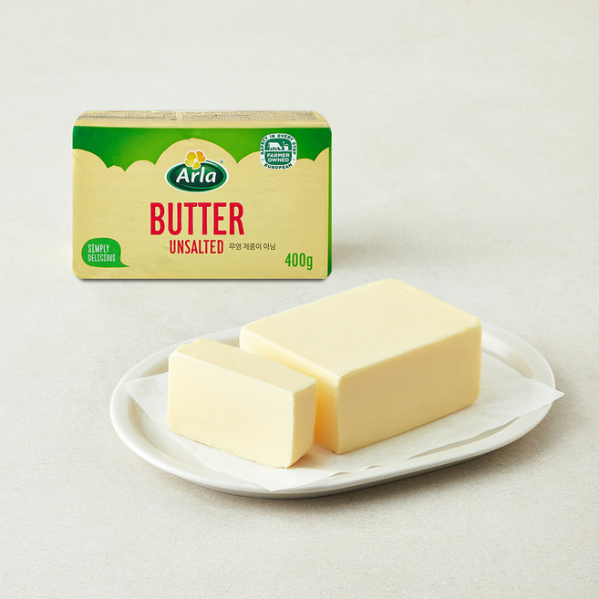 Arla 무염버터, 400g, 1개