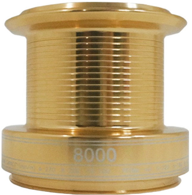 SHIMANO Active Cast 備用輔助卷軸釣魚捲線器, 備用線杯, 金色