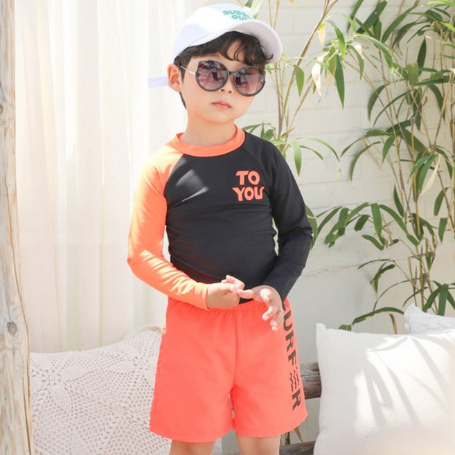 로로샤 아동용 코트니 래쉬가드 서프 5부 상하의 세트