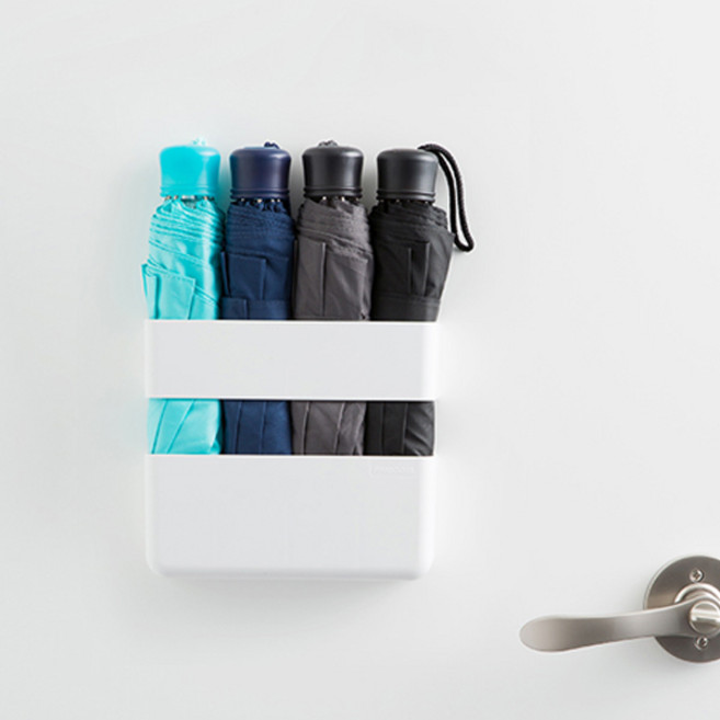 리템 우산꽂이 자석형, 1세트, WHITE