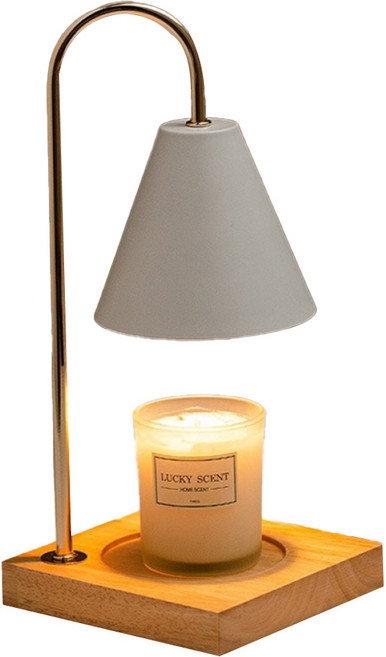 原木融蠟燈 調光款 霧面白原木, 白色