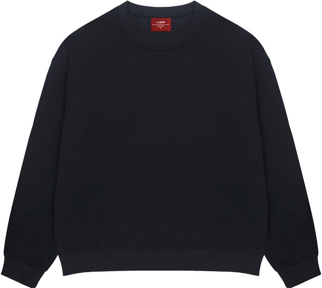 엘라모 남녀공용 특양면 베이직 빅사이즈 맨투맨