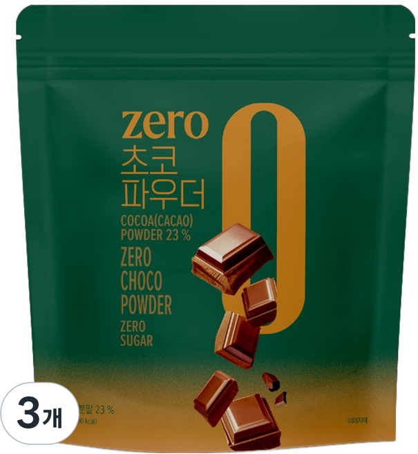 네이쳐티 zero 초코 파우더, 500g, 1개입, 3개