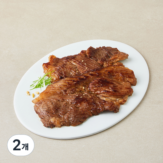 푸드랩플러스 설탕대신 알룰로스를 사용하여 만든 제로슈가 칼집 양념 돼지 왕구이, 2개, 1kg