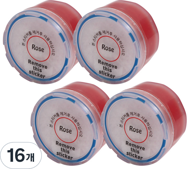 아쿠아듀오 샤워기 헤드 SF-580VT & 980VT & 815 & 850 전용 3차 비타민 리필 필터, 16개, 장미