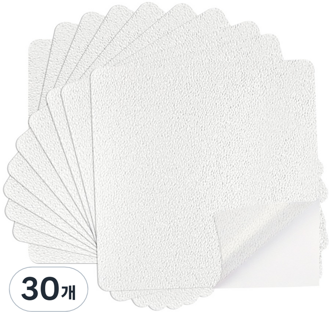 다다 욕실 타일용 미끄럼방지 스티커, 30개, 투명