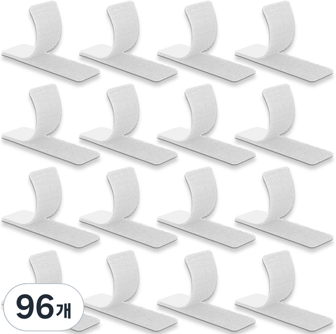 스코라 강력 접착 찍찍이 패드 화이트, 96개
