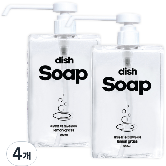 화이트트리 1종 안심 주방세제, 500ml, 4개