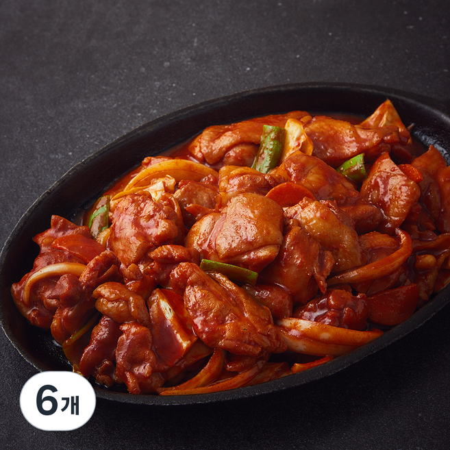 참프레 동물복지 인증 춘천식 닭갈비, 500g, 6개