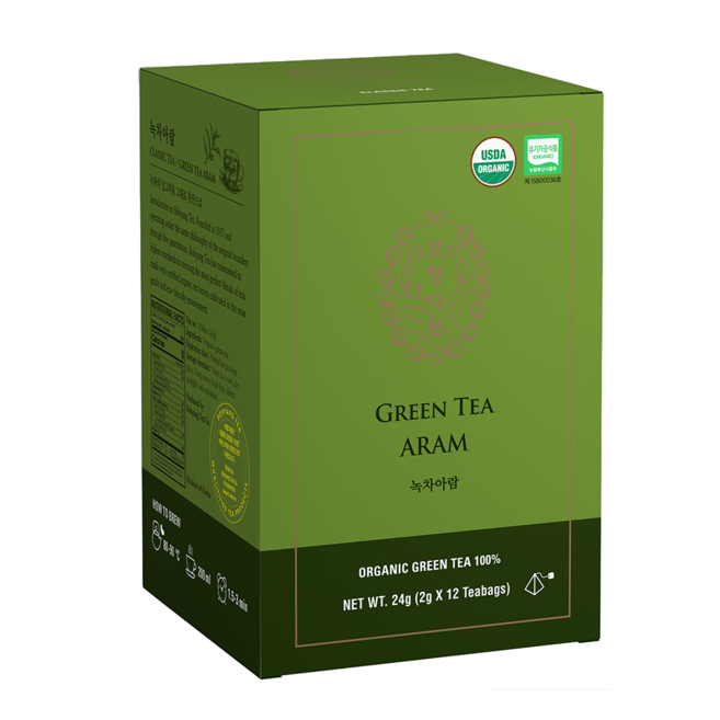 보향 녹차아람, 2g, 12개입, 1개