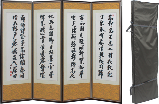 Saekdongdari 4 幅祭祀用屏風組 含收納套, 1組