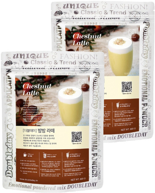 더블데이 밤밤 라떼 파우더, 800g, 1개입, 2개