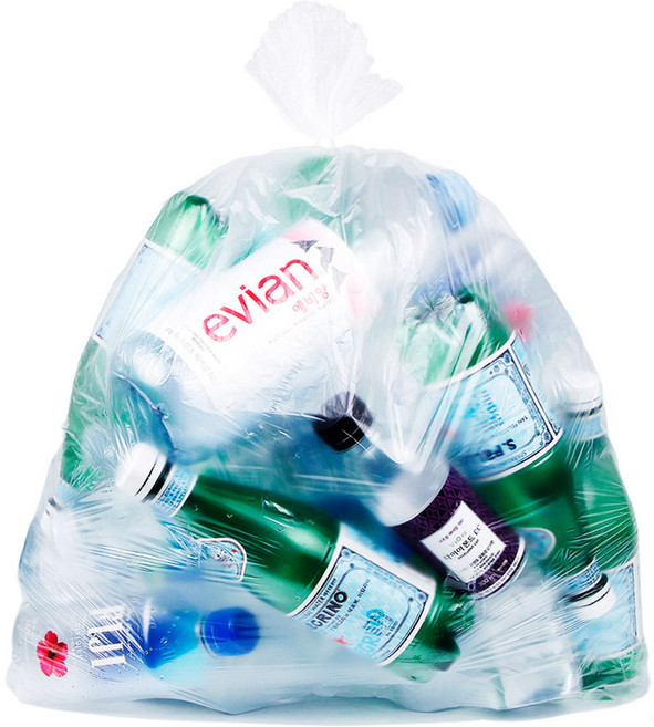 담다비닐 쓰레기 비닐봉투 투명 100p, 40L, 1개