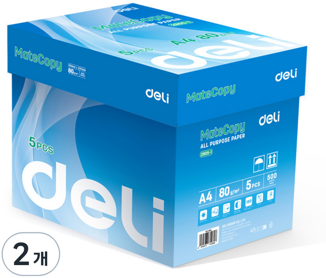 델리 메이트 복사용지 80g, A4, 5000개